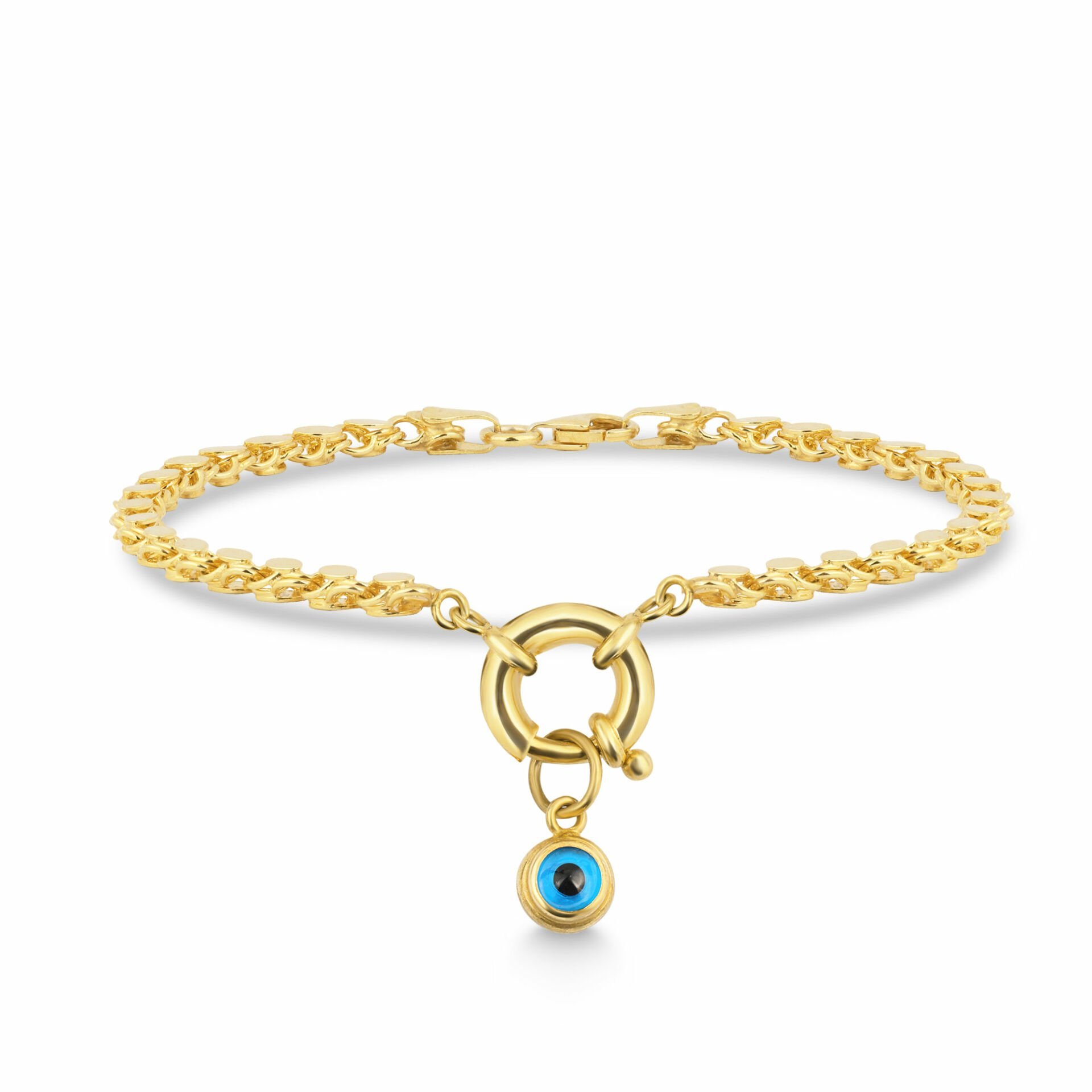 Arpa Zincir Halkalı Bileklik